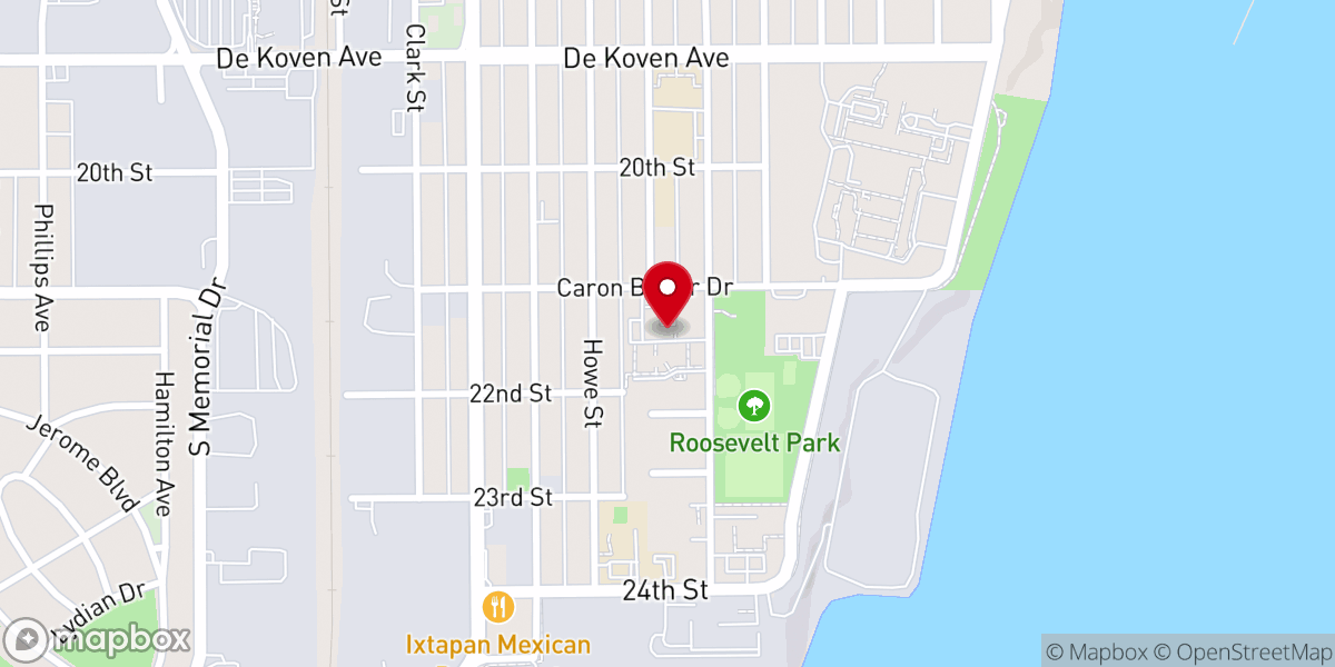 Map showing location of Searching Together Missionary Baptist Church