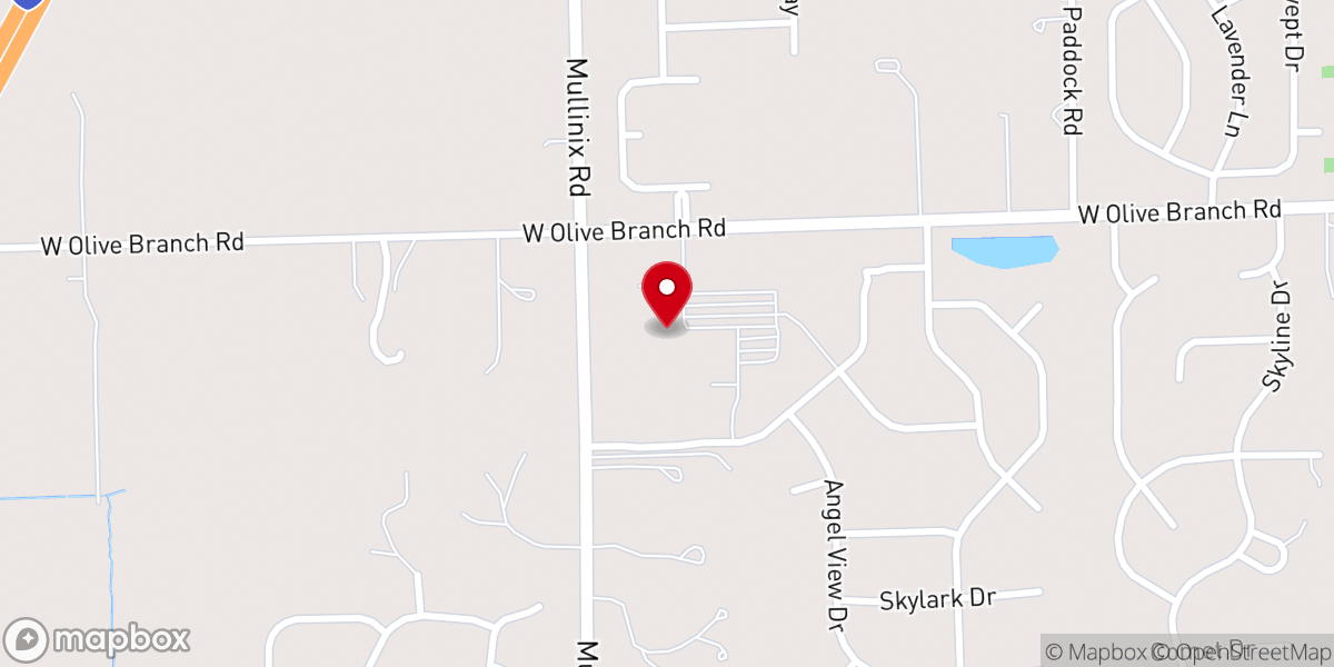 Map showing location of Saints Francis & Clare Church Food Pantry