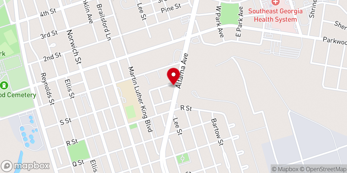 Map showing location of FaithWorks