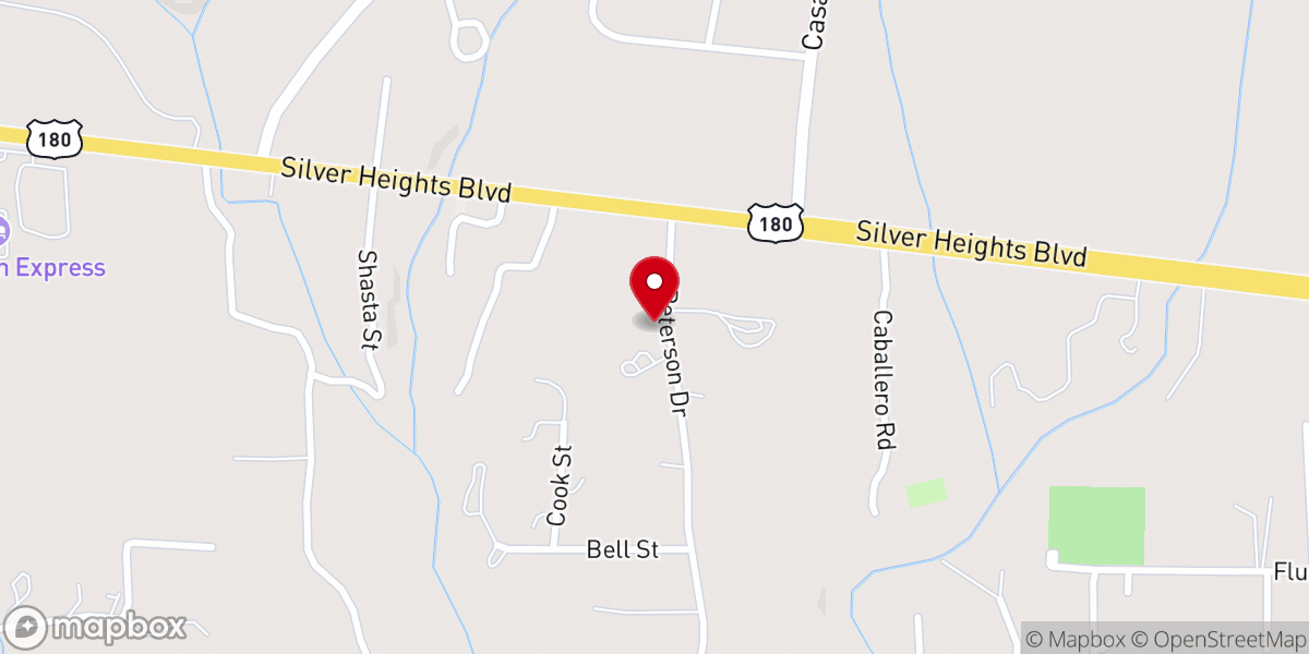 Map showing location of Silver City Seventh Day Adventist Church