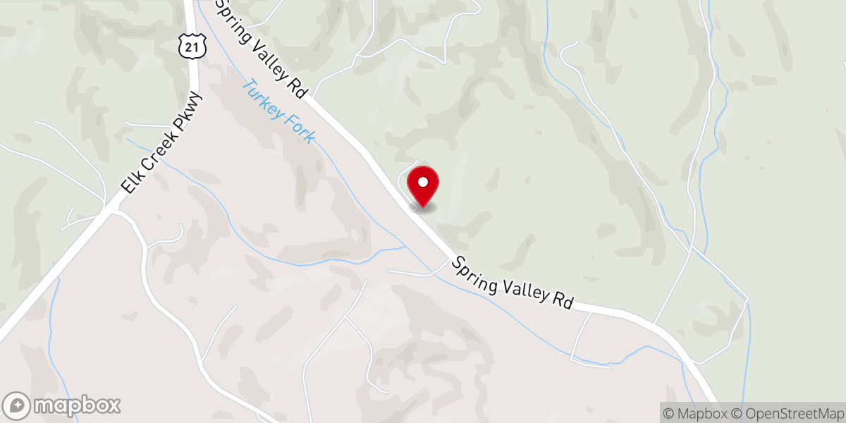 Map showing location of Forest Church