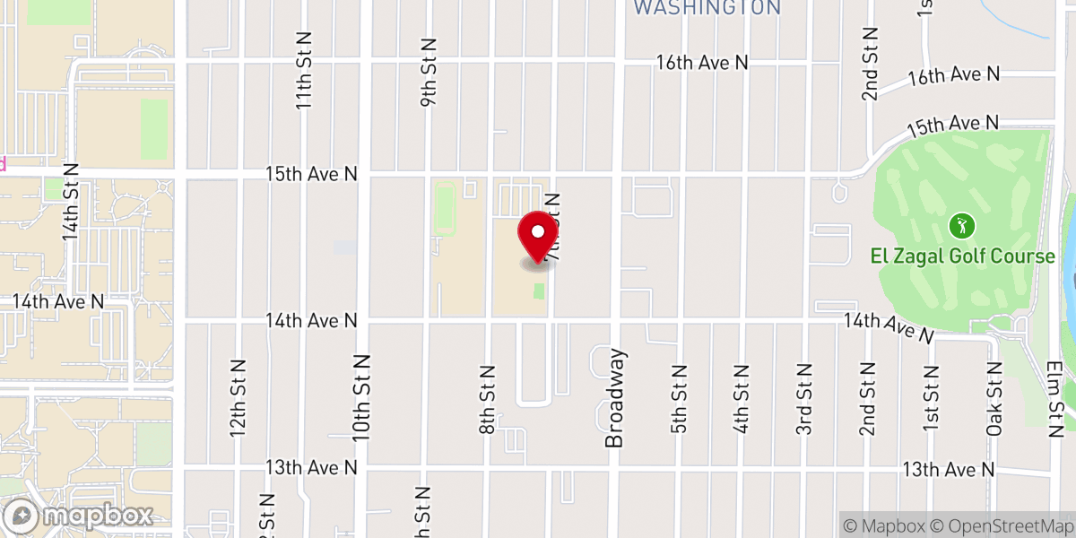 Map showing location of Holy Spirit Catholic Church