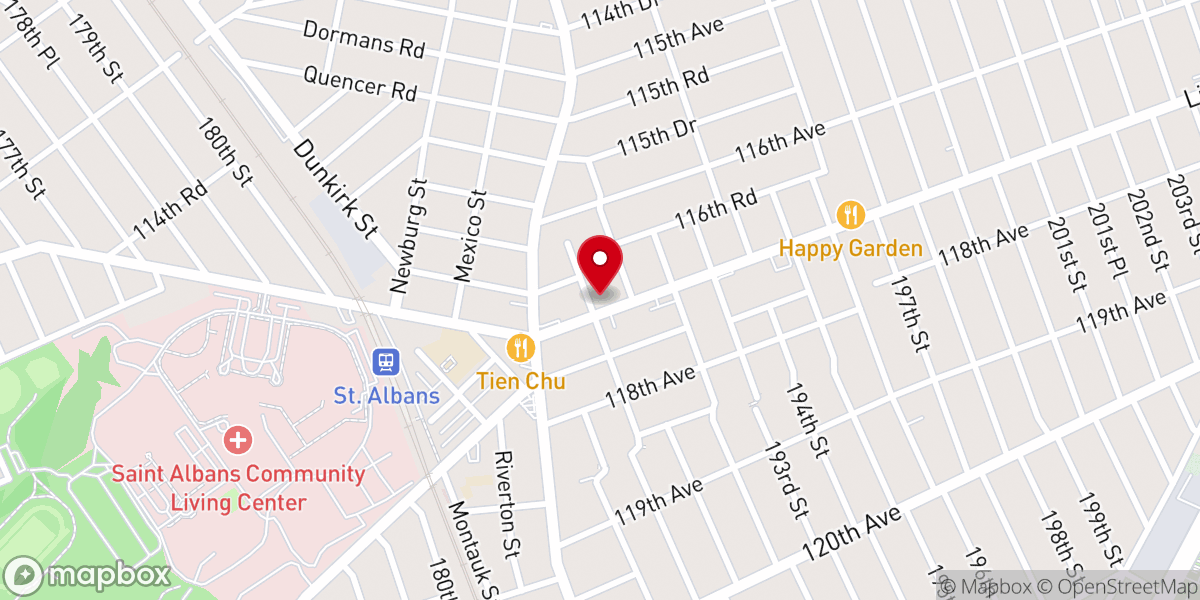 Map showing location of Igbo Catholic Community Church Inc