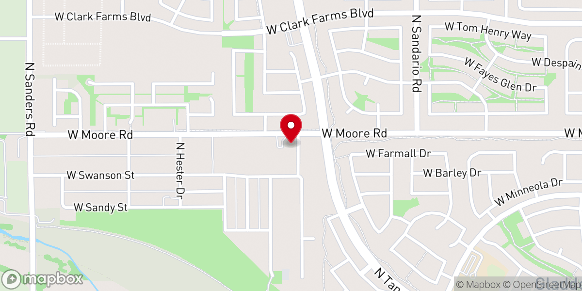 Map showing location of St. Christopher Catholic Parish