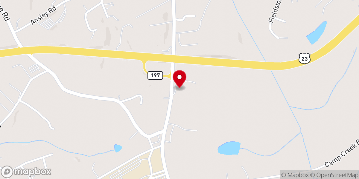 Map showing location of Central Heights Church