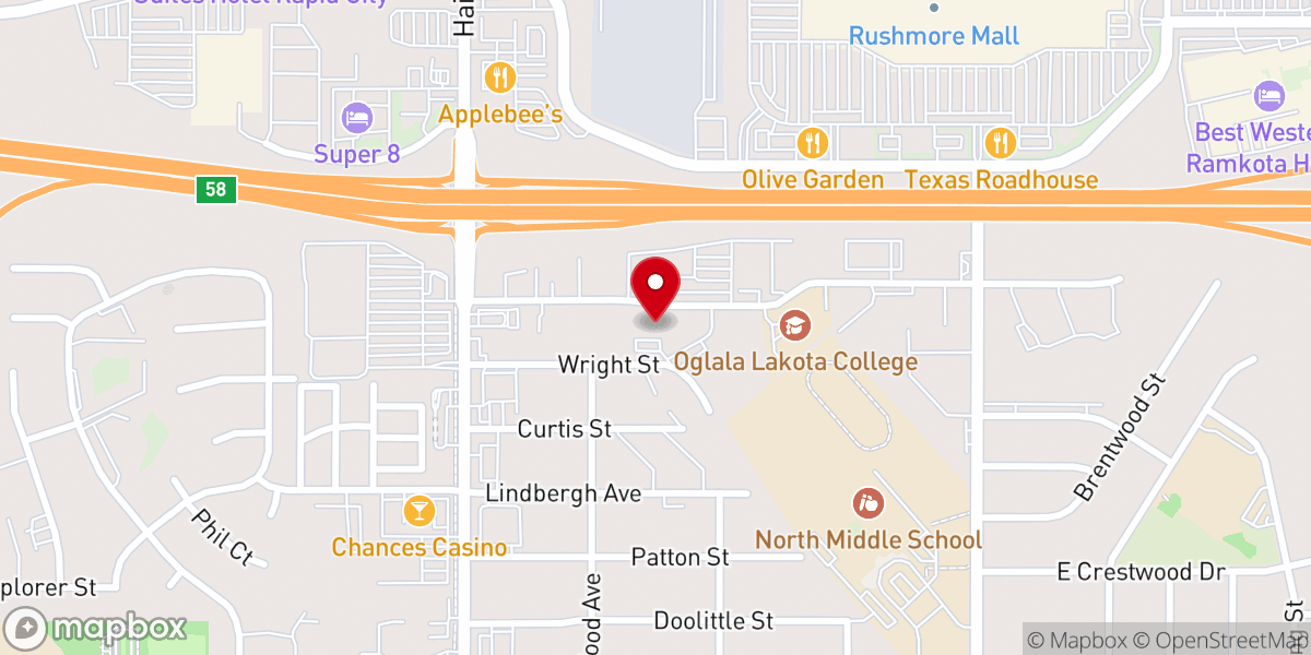 Map showing location of Mother Butler Center
