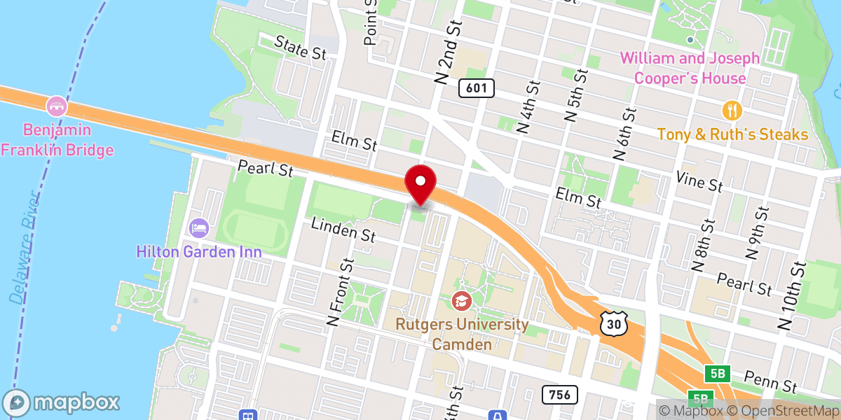 Map showing location of Victory Temple Community Church
