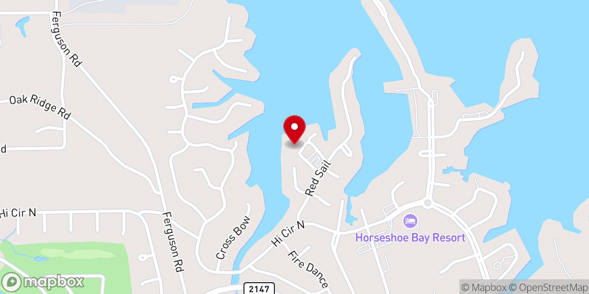 Map showing location of Quail Point Lodge