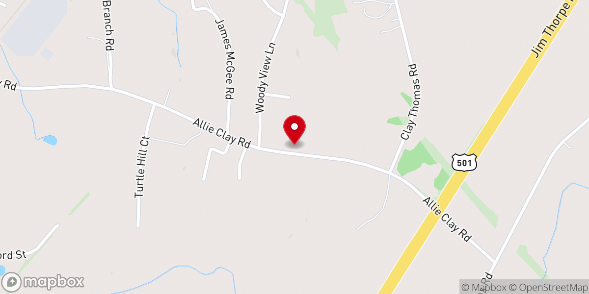 Map showing location of Church of God In Christ Jesus