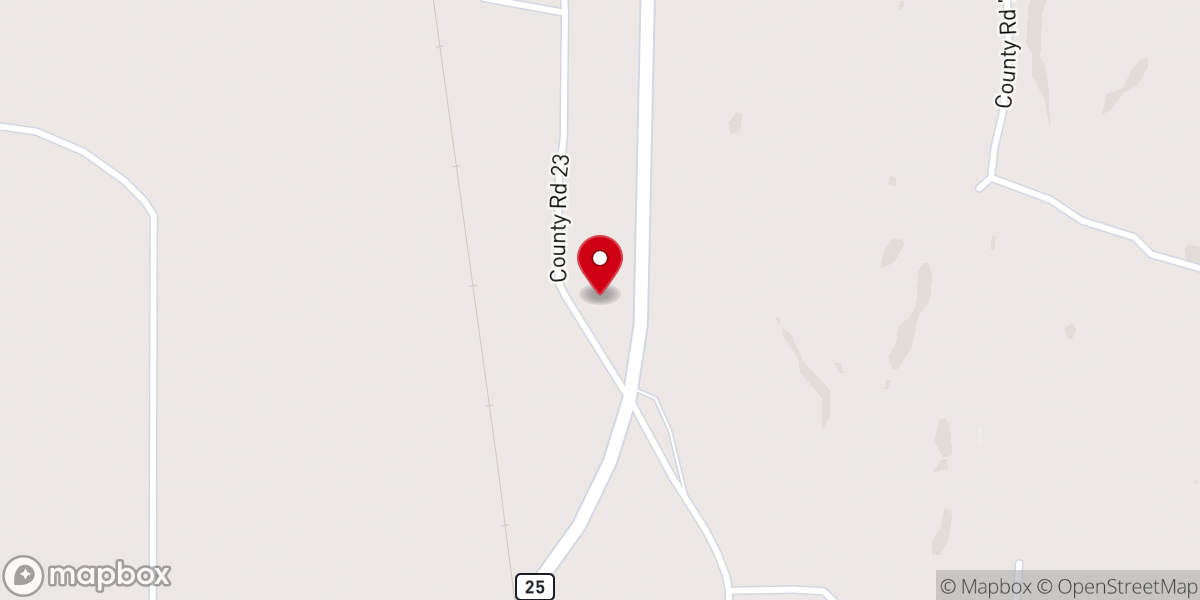 Map showing location of First Baptist Church