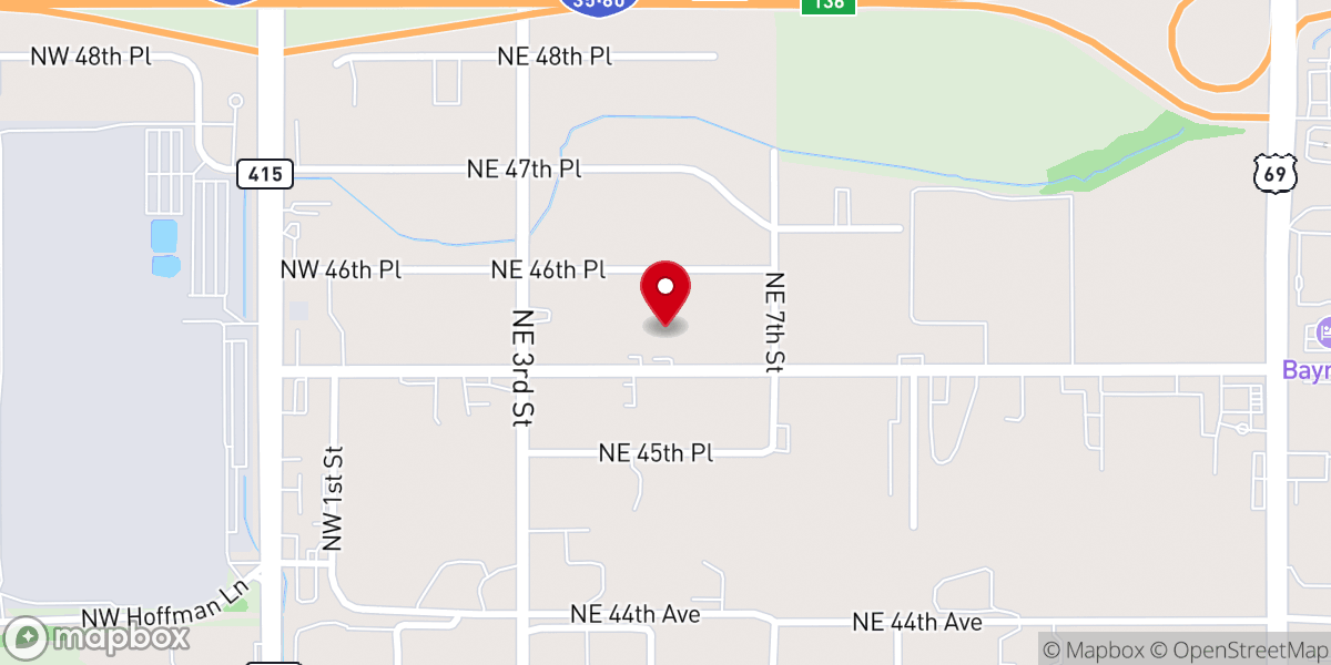 Map showing location of Bond of Unity Embassy Center