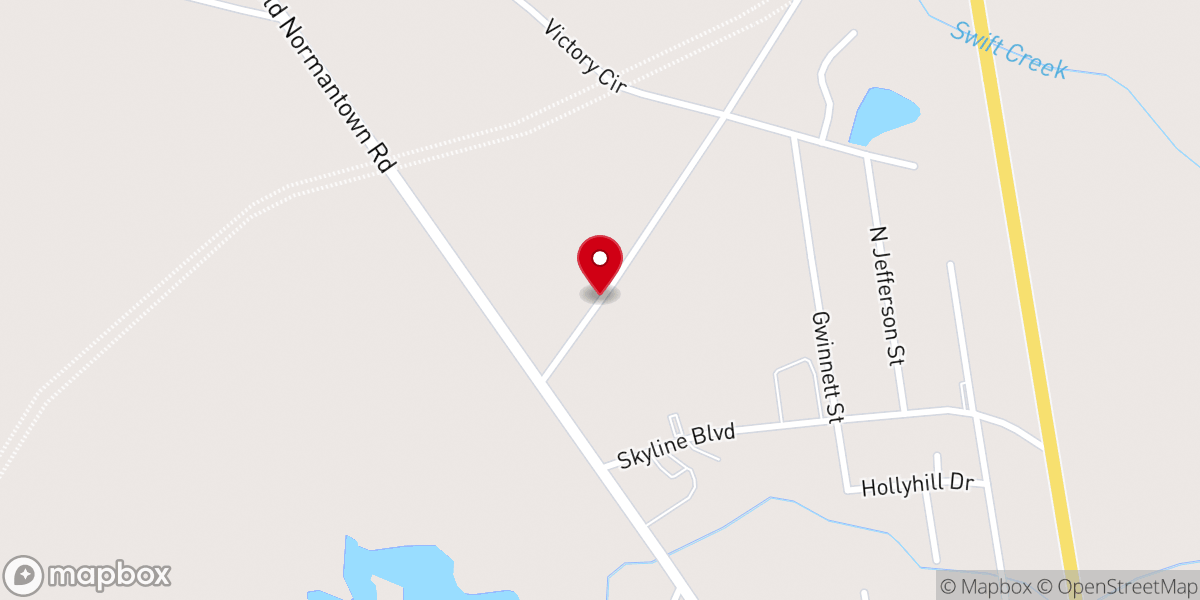 Map showing location of Victory Fellowship - Lyons Church of God of Prophecy