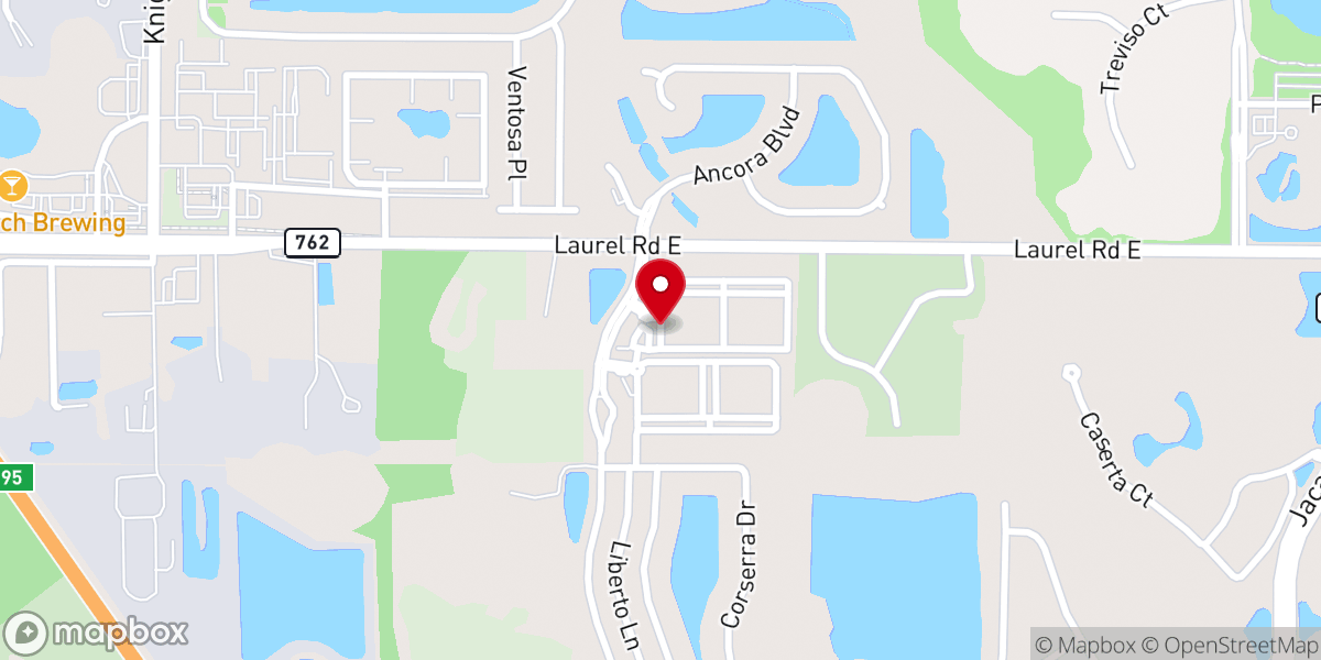 Map showing location of Upper Room Christian Center