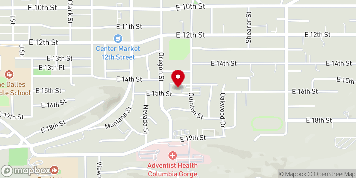 Map showing location of Benchmark Ministries
