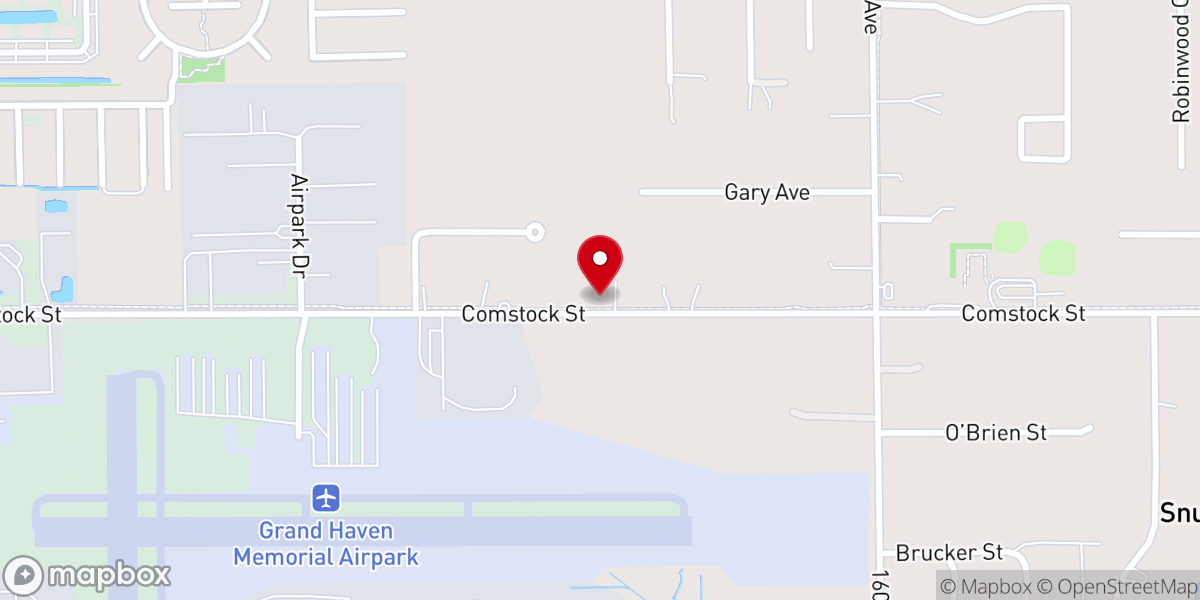 Map showing location of Antioch Christian Center