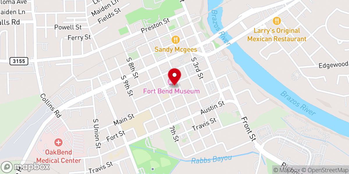 Map showing location of First Baptist Church Richmond