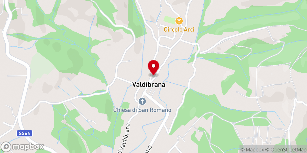 Map showing location of Santuario della Madonna delle Grazie