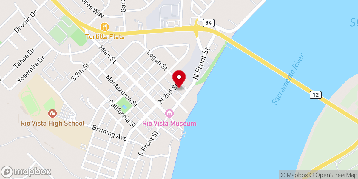 Map showing location of C E Stewart Chapel