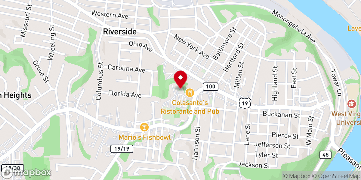 Map showing location of Kingdom EMC Church
