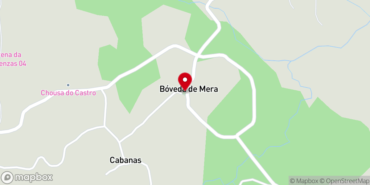 Map showing location of Monumento Romano Santa Eulalia de Boveda