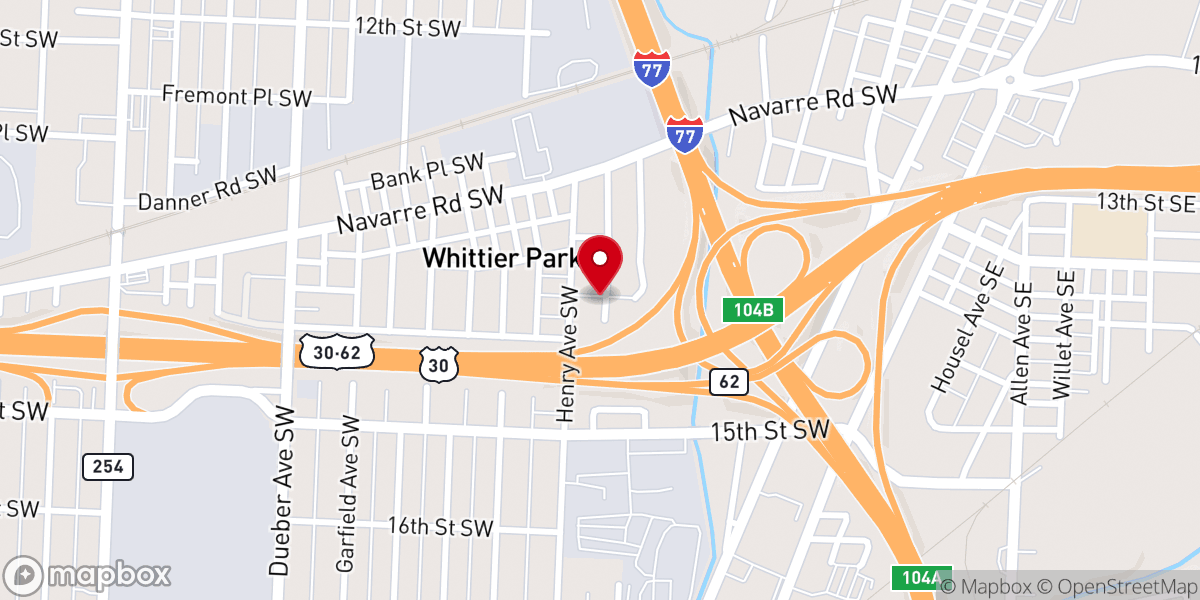 Map showing location of Abundant Harvest Deliverance Ministries
