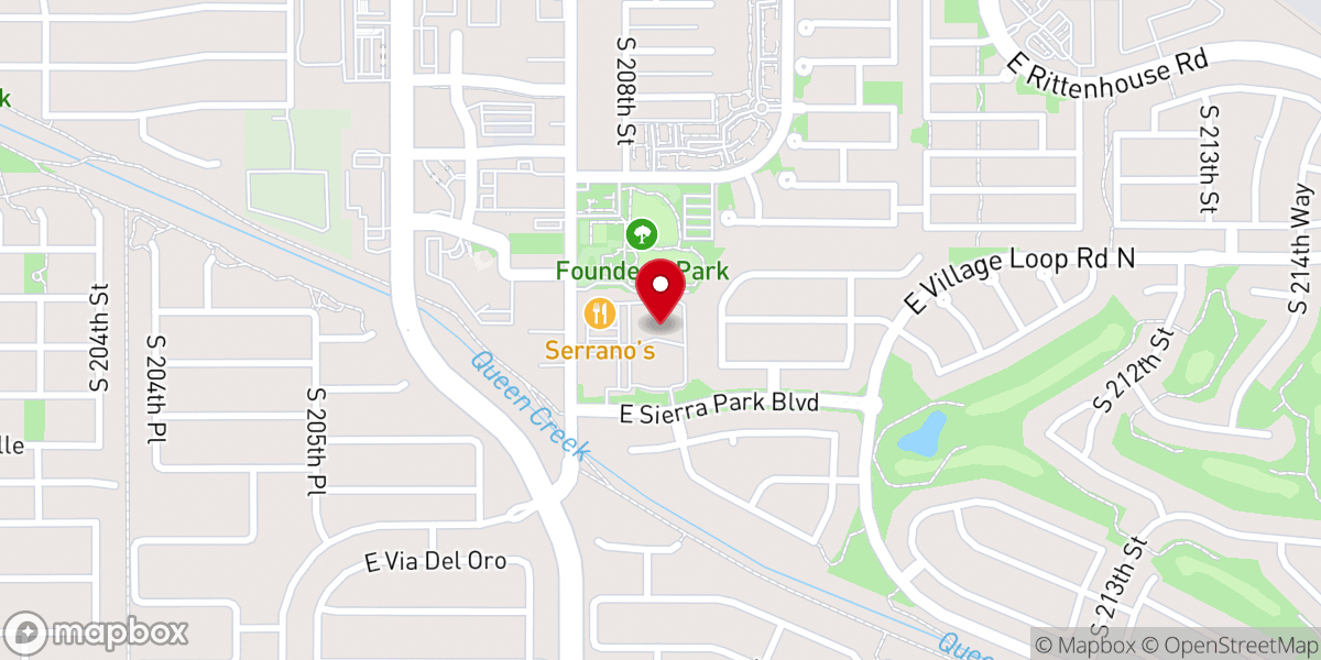Map showing location of Gateway Church of Christ