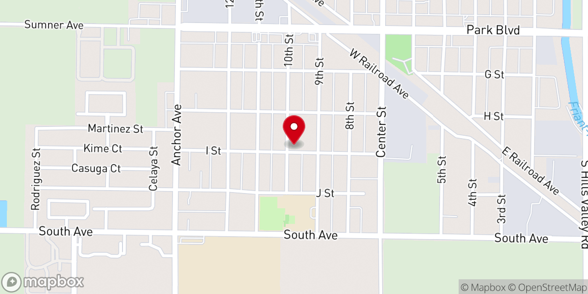 Map showing location of Iglesia Apostolica Unida Vida Nueva