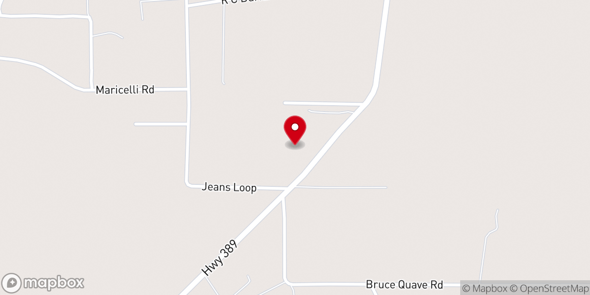 Map showing location of Lone Pine Church of Christ