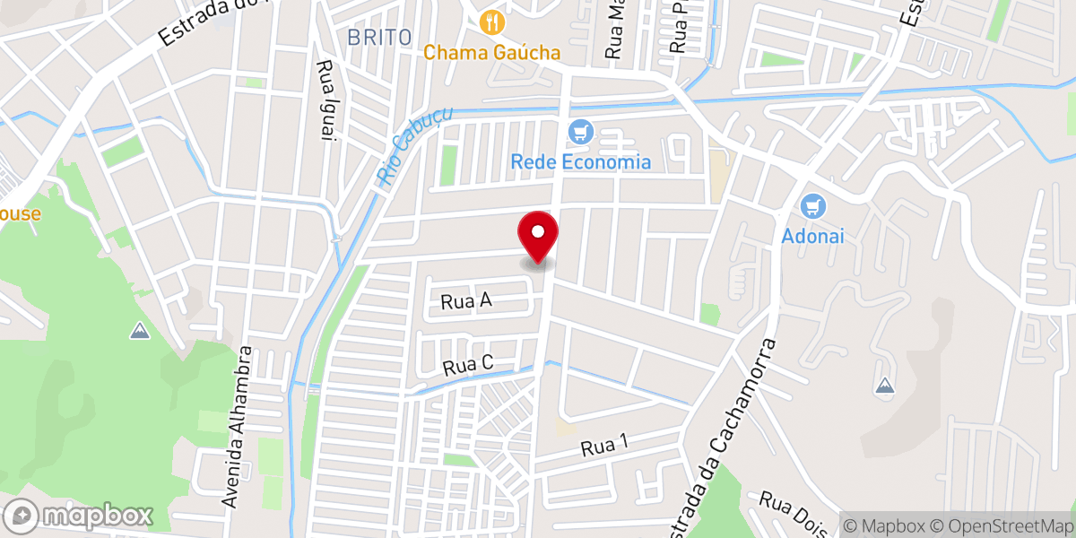 Map showing location of Igreja Batista Boa Esperança
