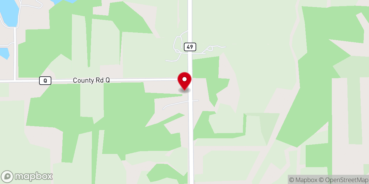 Map showing location of Cornerstone Community Church