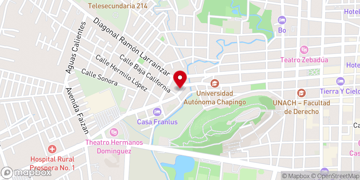 Map showing location of Centro Cristiano Filadelfia San Cristóbal