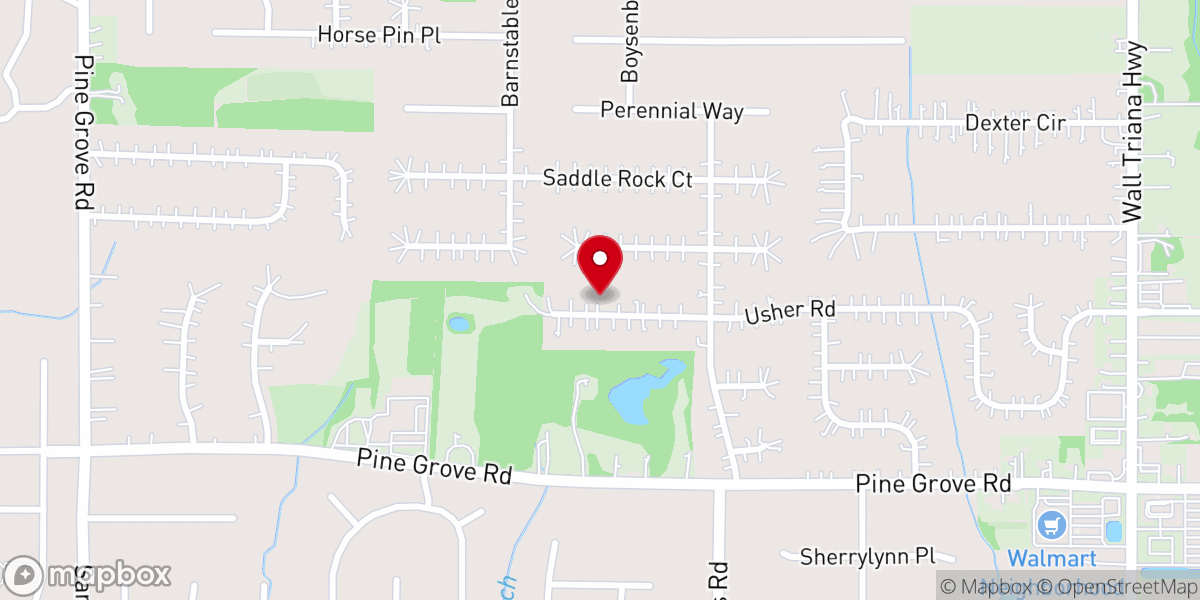 Map showing location of Giáo Họ Thánh Giuse Huntsville Thuộc GX La Vang, Birmingham, Alabama