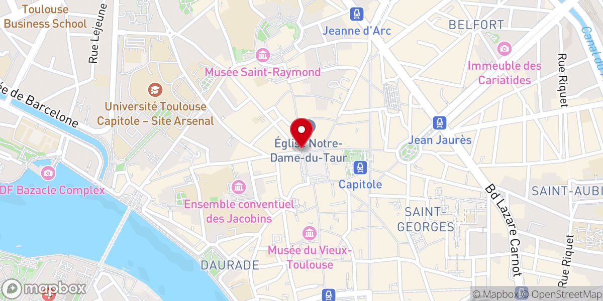 Map showing location of Basilique