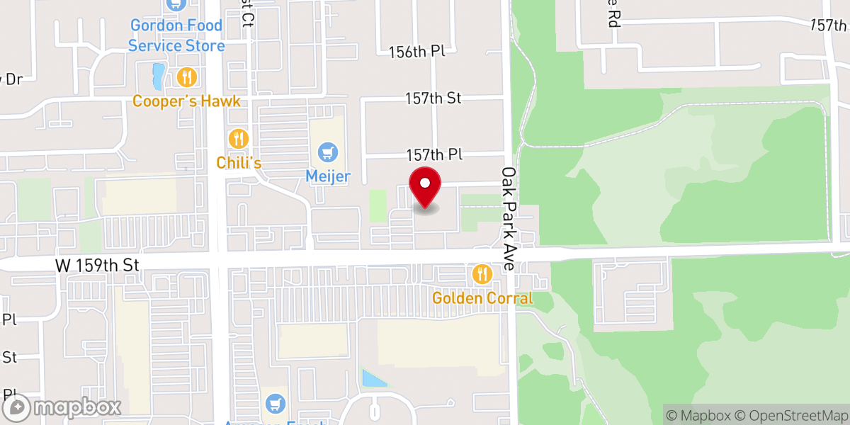 Map showing location of Trinity Lutheran Church and School