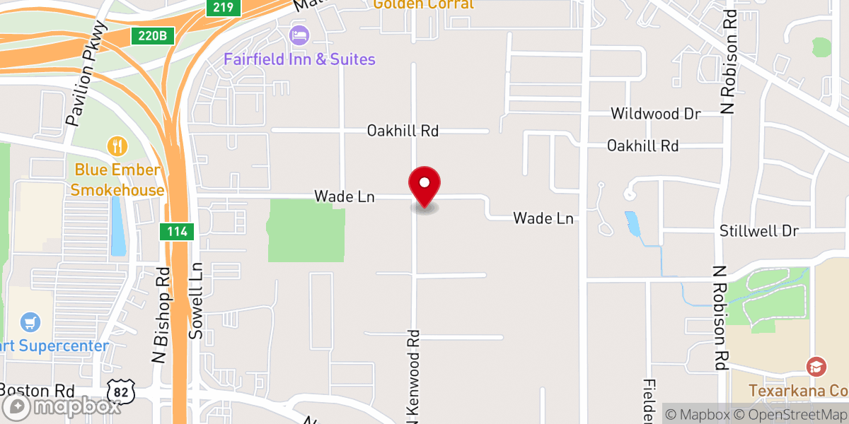 Map showing location of North Kenwood Baptist Chapel