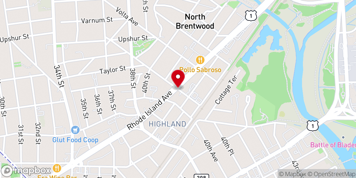 Map showing location of First Baptist Church Community Development Corporation Inc