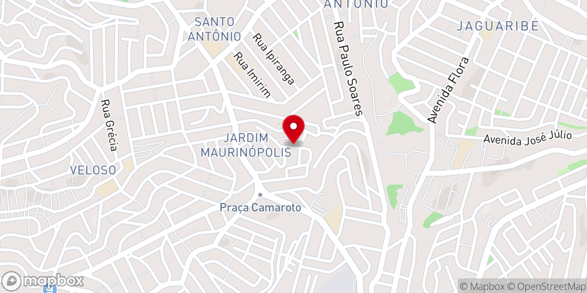 Map showing location of Igreja Evangélica Pentecostal