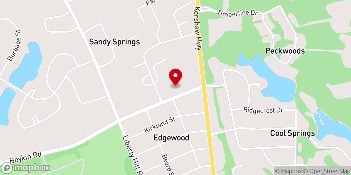 Map showing location of Camden Seventh-day Adventist Church