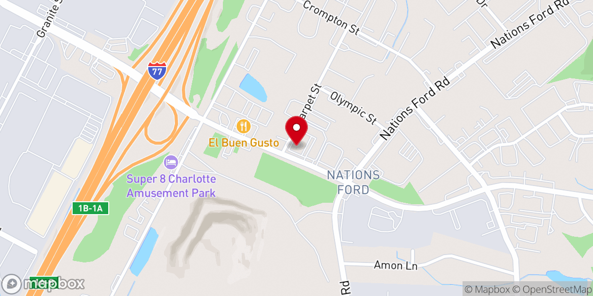 Map showing location of Temple of Refuge Inc