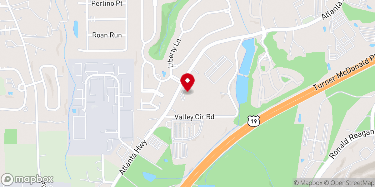 Map showing location of Living Faith Lutheran Church