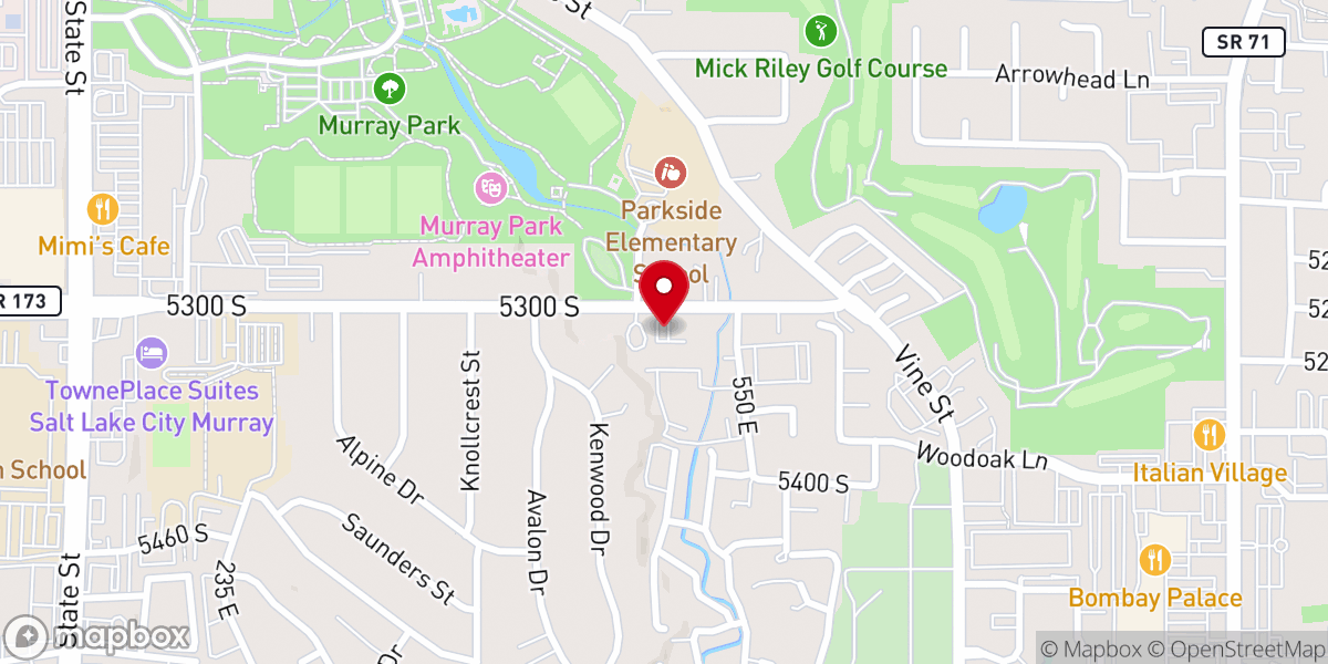 Map showing location of Murray Park Church of Christ
