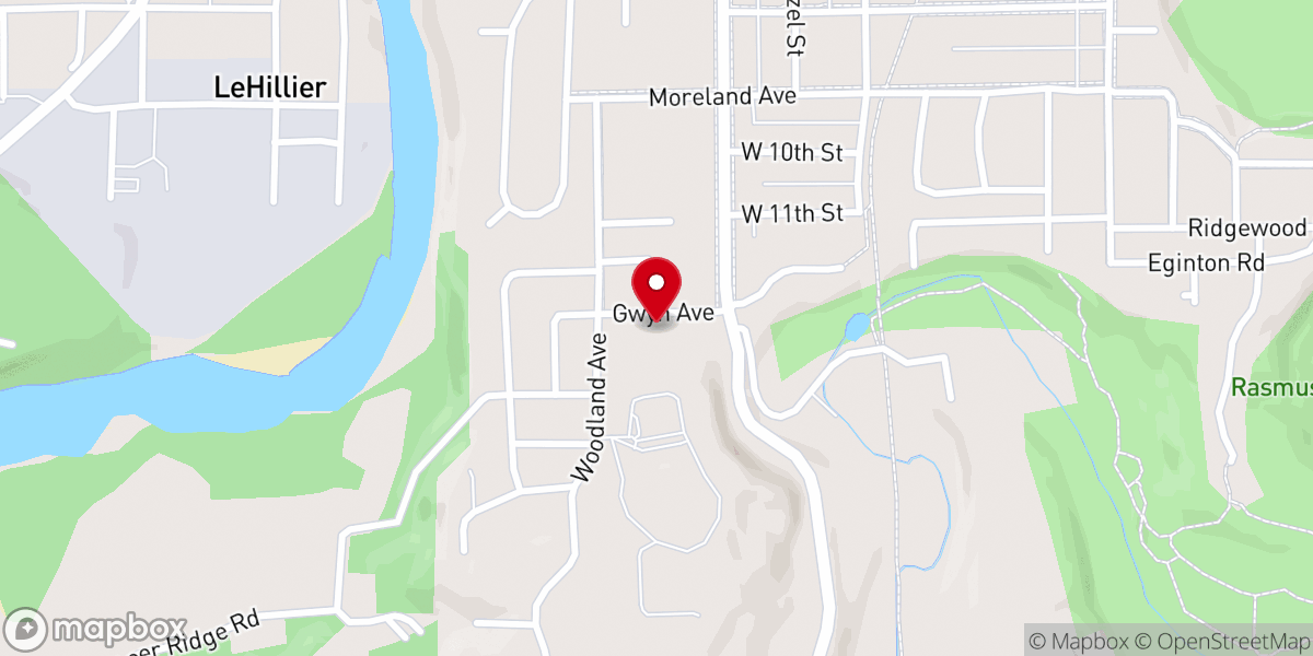 Map showing location of Middleground Ministry