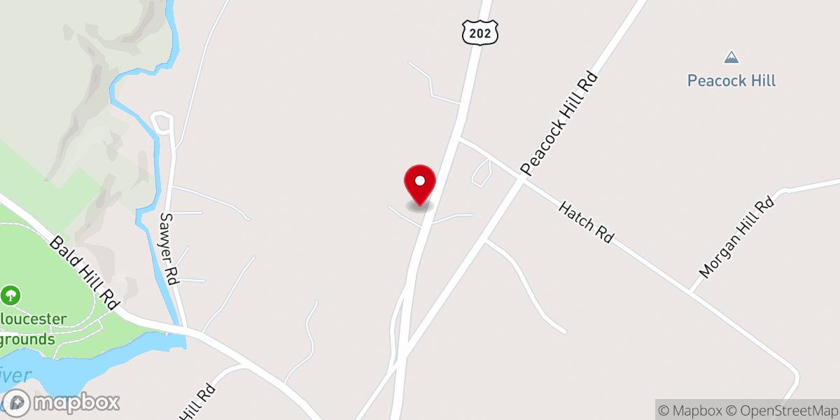 Map showing location of Coolidge Family Farm