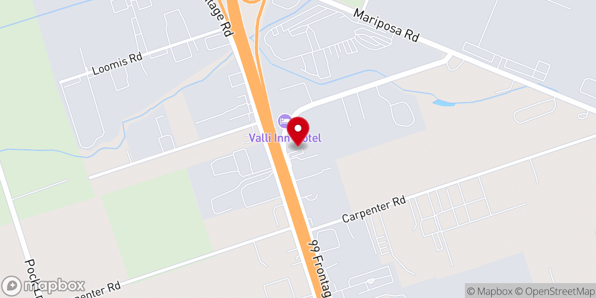 Map showing location of Bethany Baptist Church
