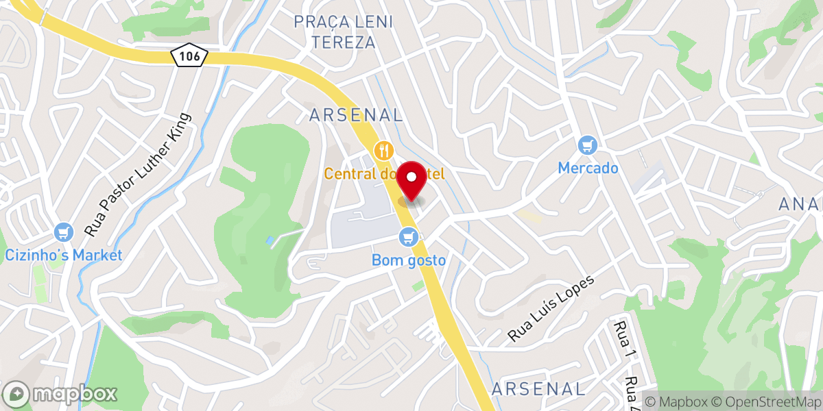 Map showing location of Capela Nossa Senhora da Conceição - Arsenal
