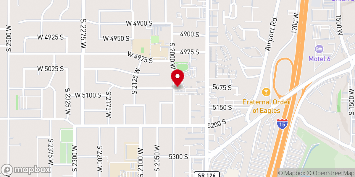 Map showing location of Roy Hope Center