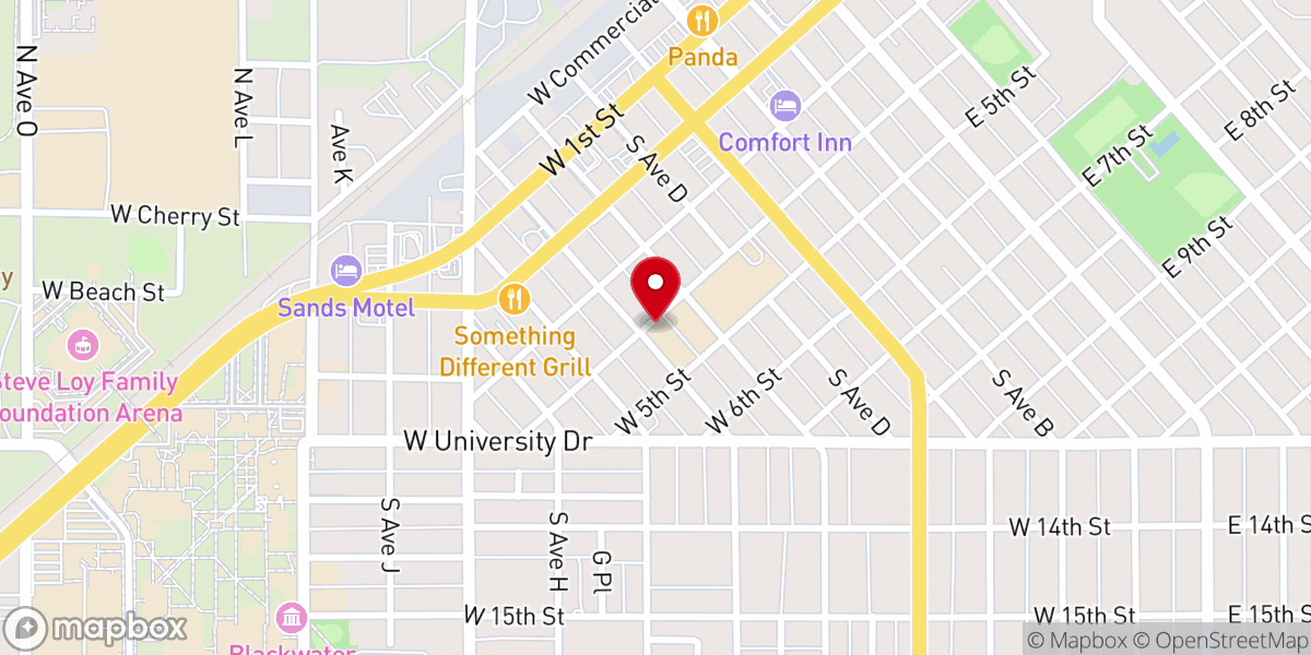 Map showing location of Generations Church
