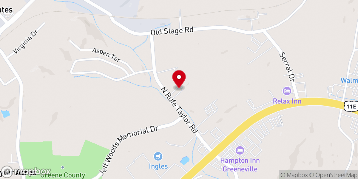 Map showing location of Faith Temple Church