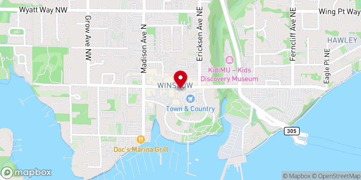 Map showing location of Church of Christ Scientist