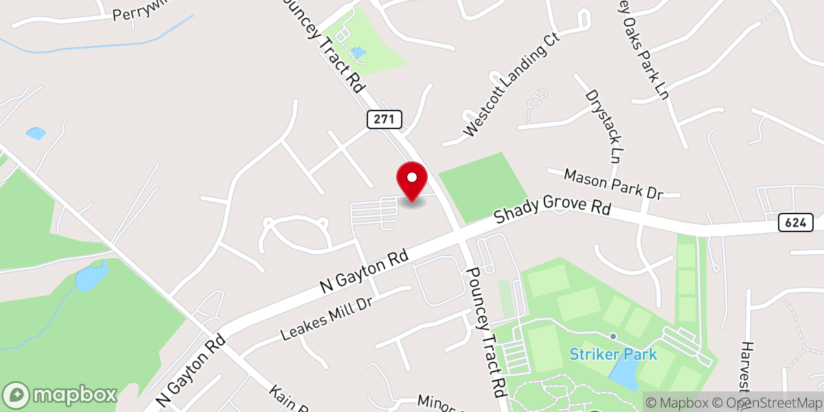 Map showing location of Christ Church Episcopal